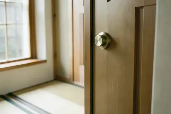 戸建住宅の玄関錠交換