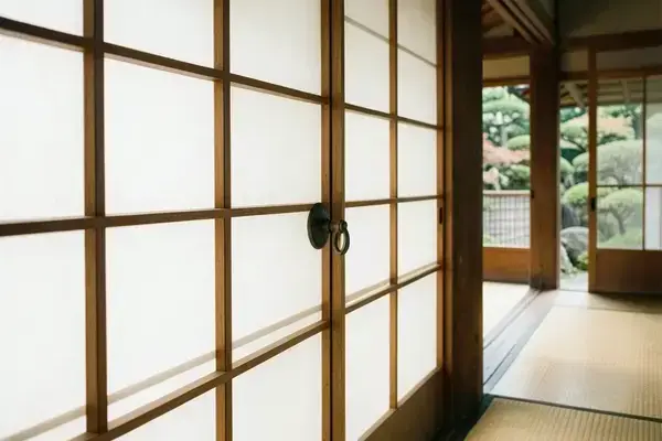 古い和風住宅の引き戸への後付け鍵