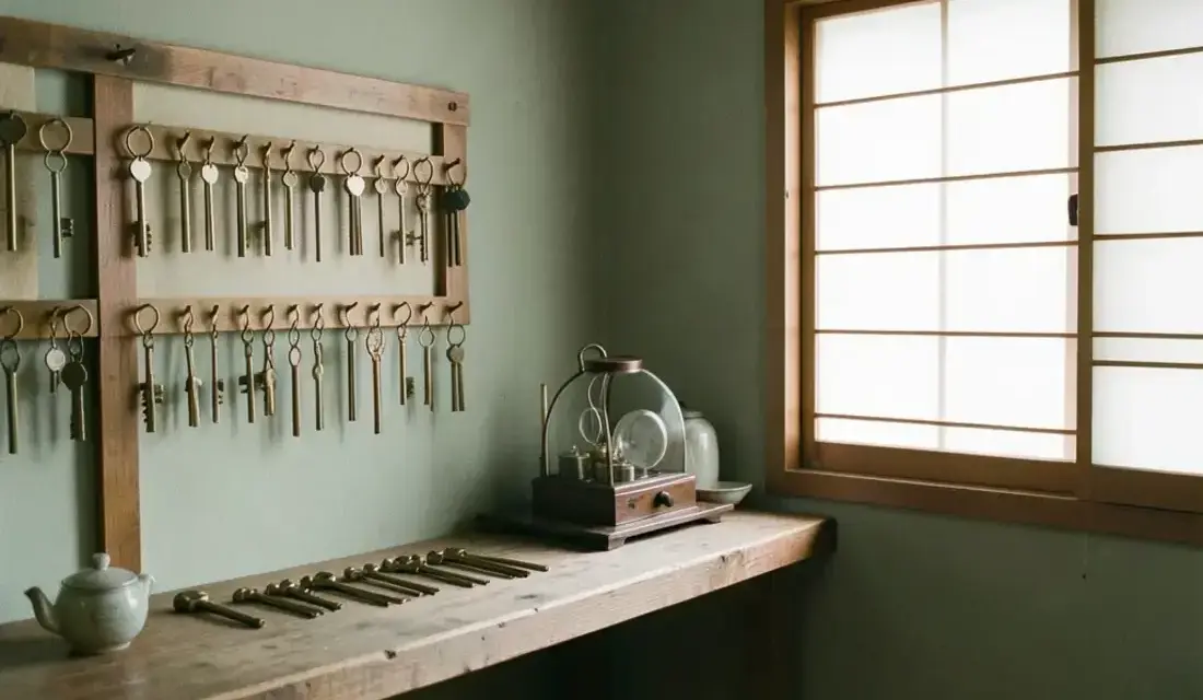 JANE AINEMBABAZI の作業台と工具
